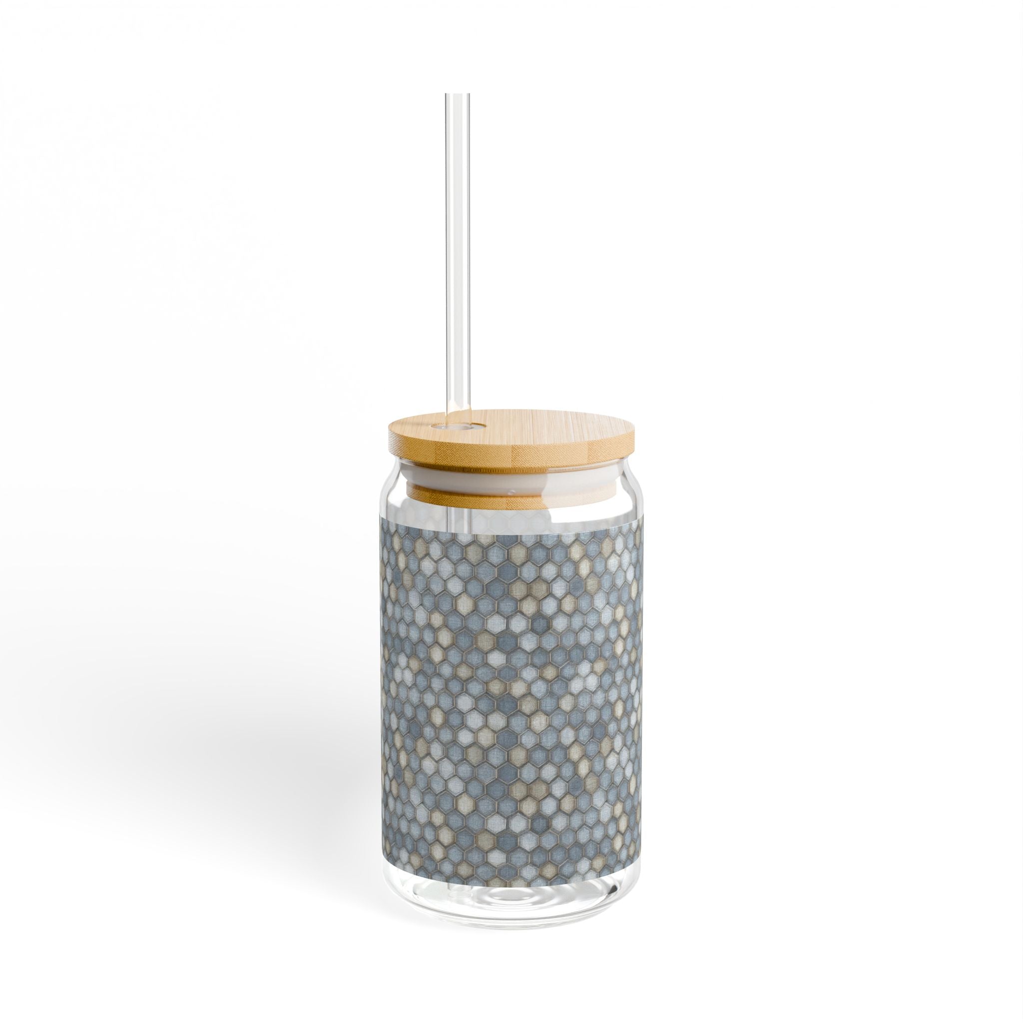 Stylish Sipper Glass, 16oz - Perfect for Summer Parties, Picnic Essential, Unique Gift Idea, Eco-Friendly Drinkware, Home Decor