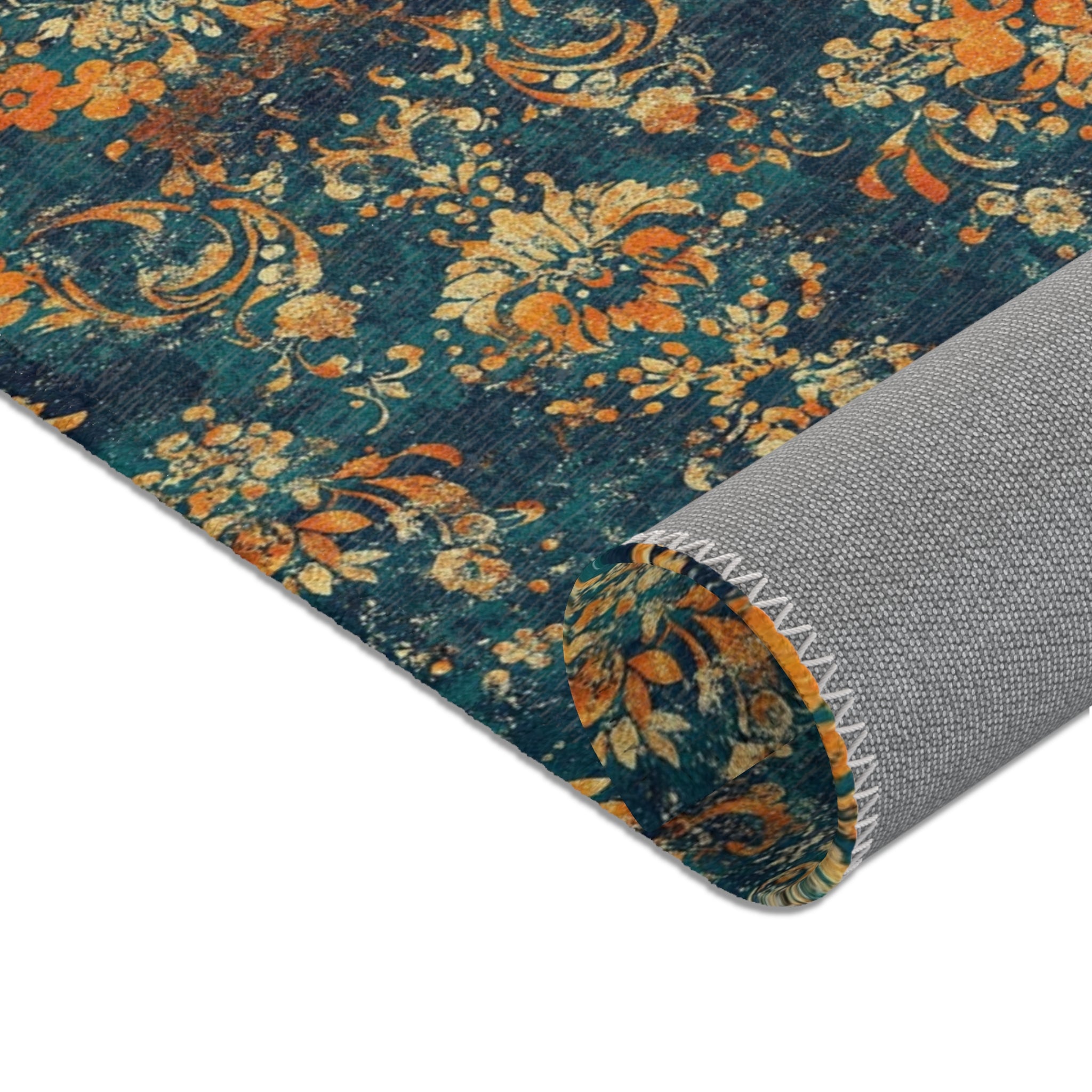Vintage Floral Area Rug for Cozy Home Decor, Living Room, Bedroom, Boho, Gift for Housewarming, Fall Decor, Vintage Style Rug