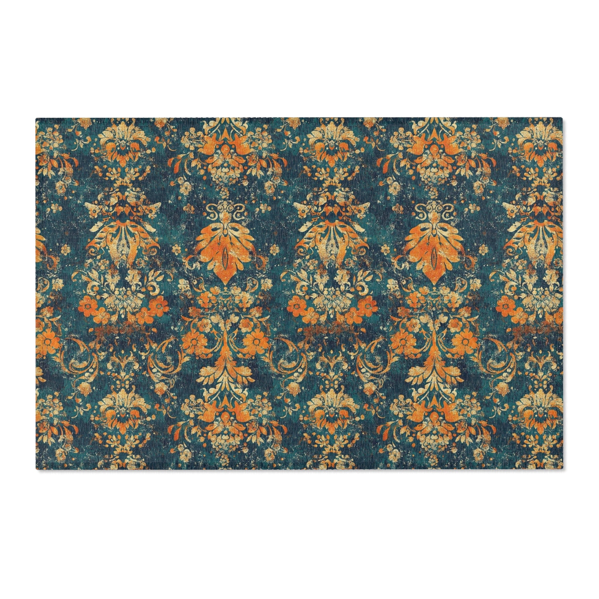 Vintage Floral Area Rug for Cozy Home Decor, Living Room, Bedroom, Boho, Gift for Housewarming, Fall Decor, Vintage Style Rug