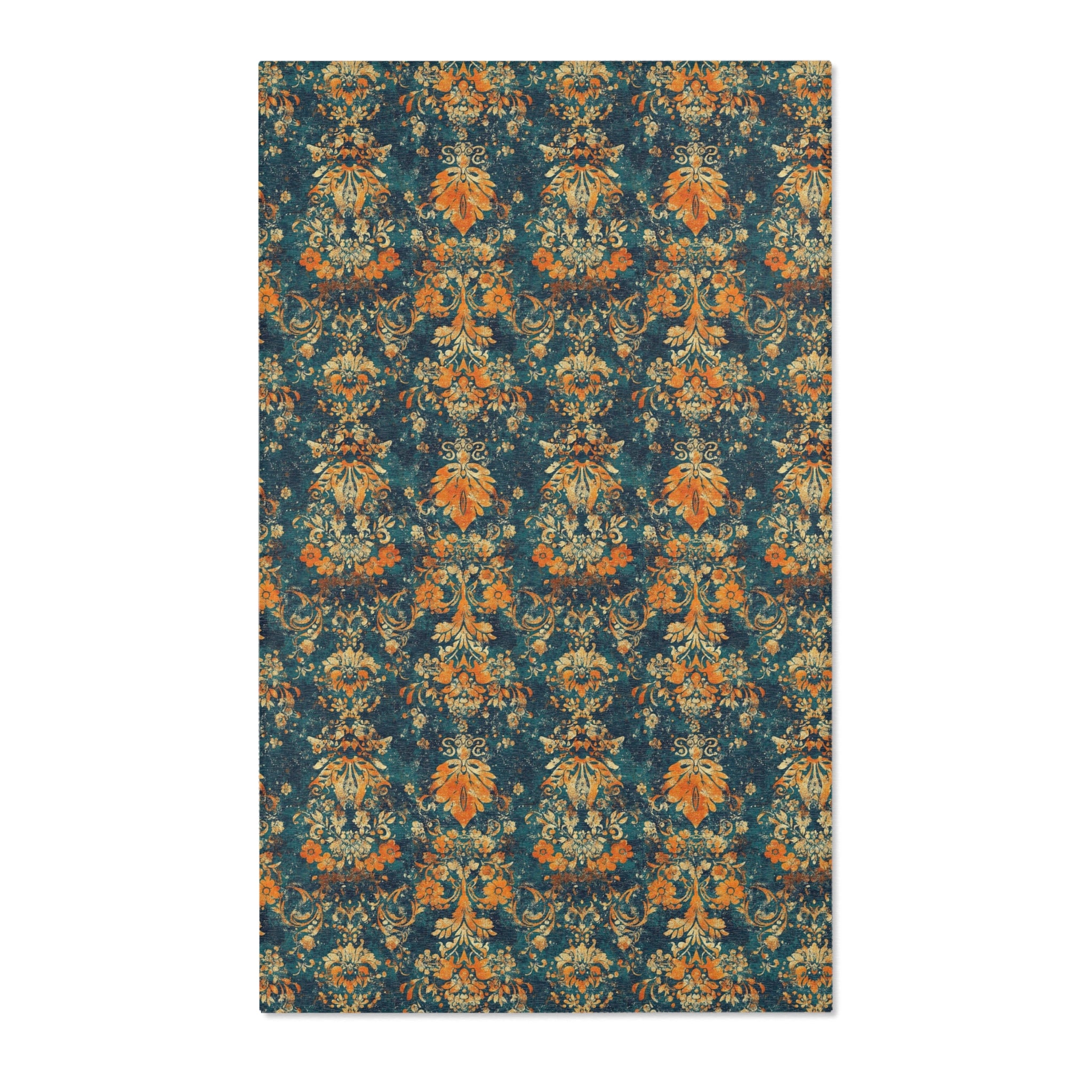 Vintage Floral Area Rug for Cozy Home Decor, Living Room, Bedroom, Boho, Gift for Housewarming, Fall Decor, Vintage Style Rug