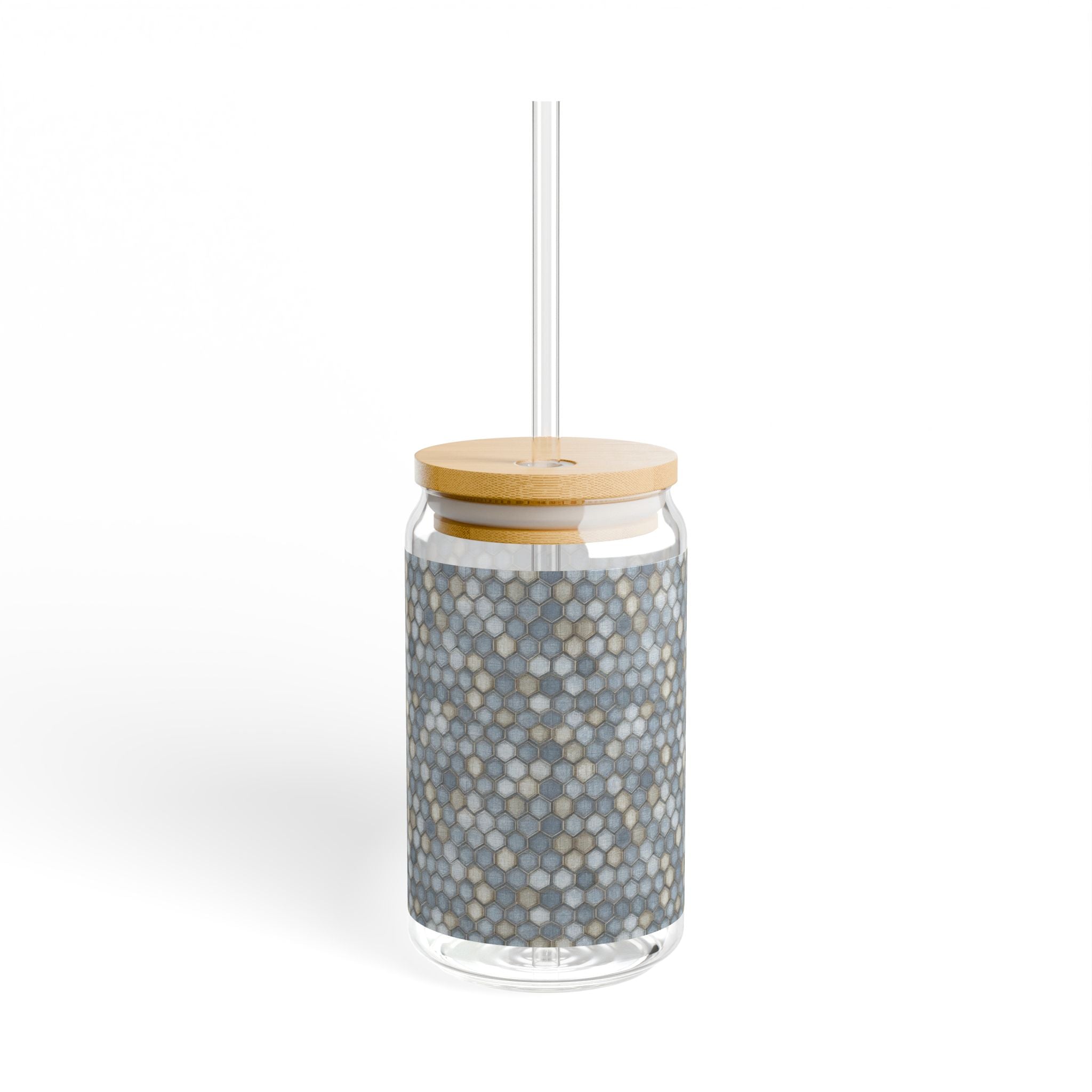 Stylish Sipper Glass, 16oz - Perfect for Summer Parties, Picnic Essential, Unique Gift Idea, Eco-Friendly Drinkware, Home Decor