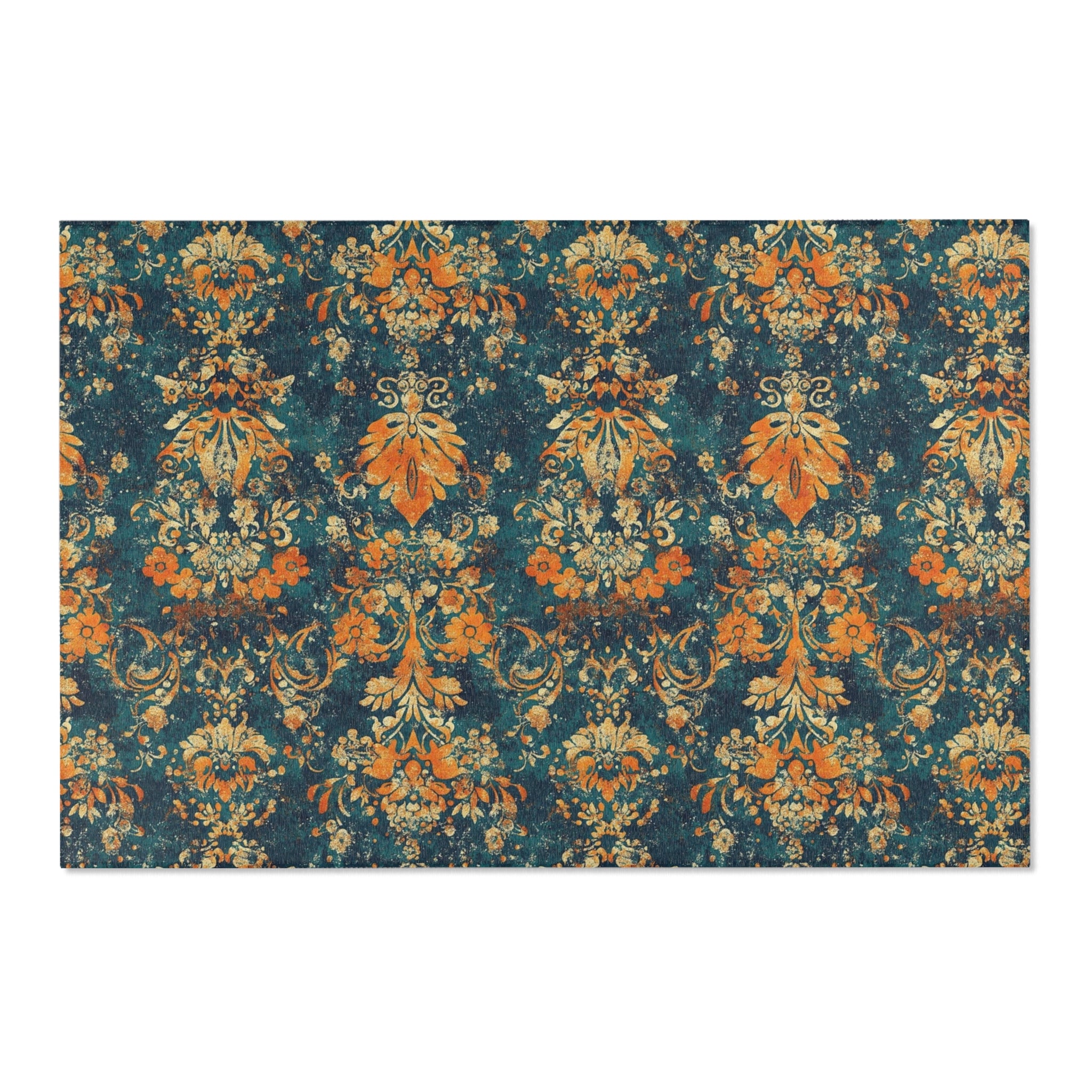 Vintage Floral Area Rug for Cozy Home Decor, Living Room, Bedroom, Boho, Gift for Housewarming, Fall Decor, Vintage Style Rug